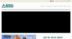 Desktop Screenshot of bergstimber.se