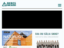 Tablet Screenshot of bergstimber.se